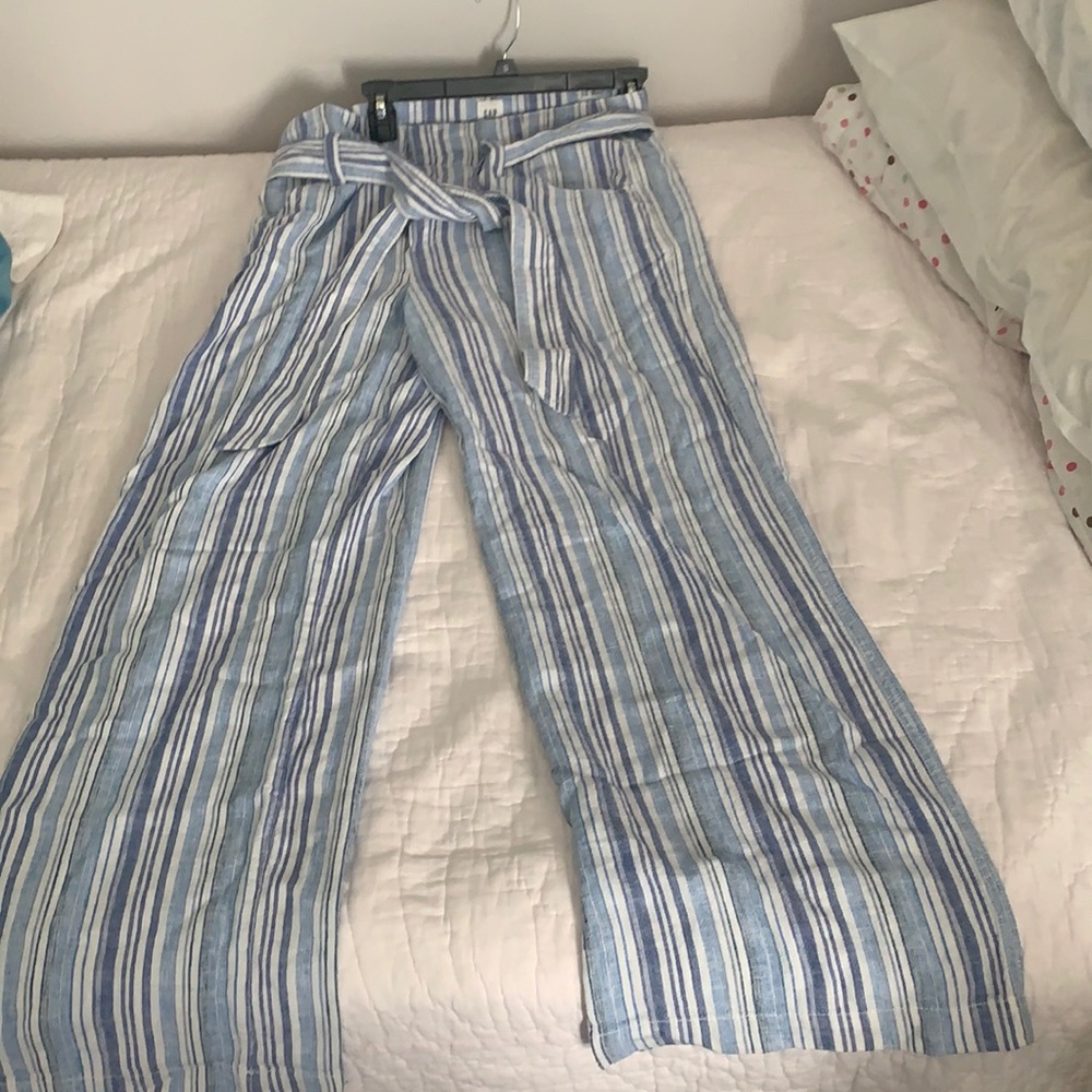 Wide leg Linen Pants